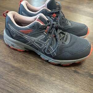 Asics Gel-Venture 8 Womens Sz 9.5 Gray Running Sneakers Shoes Trainers